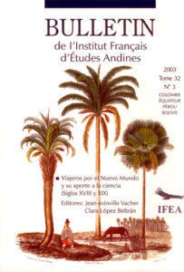Artículo en Bulletin de I´Institut Français d´Études Andines